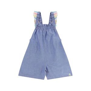 Lilly And Sid Girls  Stripe Chambray Jumpsuit